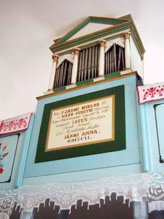 Désfalva - Az unitárius templom orgonája.